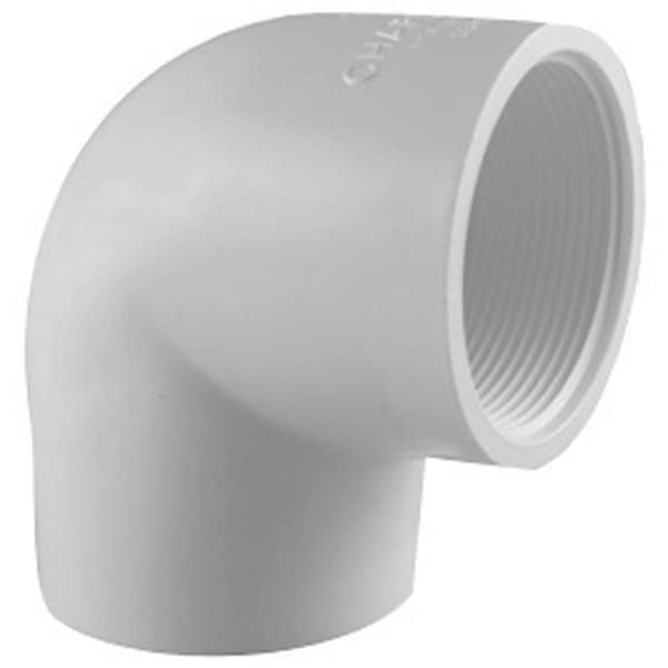 Charlotte Pipe And Foundry Charlotte Pipe Schedule 40 2 in. Slip X 2 in. D FPT PVC Elbow 1 pk PVC 02301 1600 - main